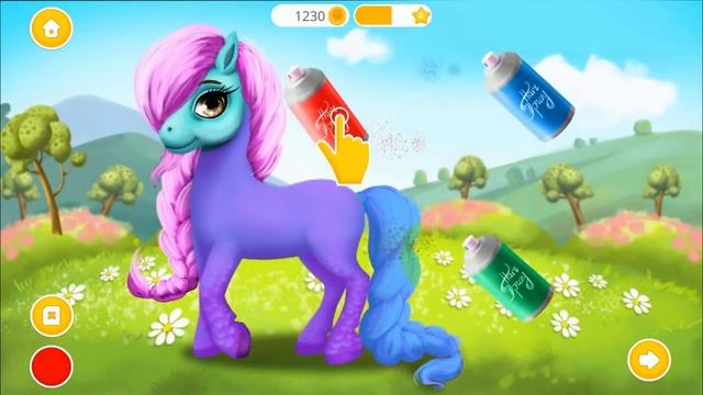 Маленькие Пони Курорт для Модниц.Маникюр Спа и Парикмахерская для Лошадок.Мультик для Детей смотреть онлайн