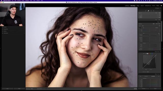 How To Easily Retouch Skin in Lightroom (Hidden Skin Smoothing Brush) смотреть онлайн