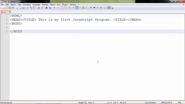 Learn JavaScript - Step by Step: First Program in Hindi