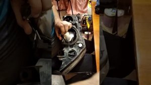 Снятие модуля линзы из фары рено меган 2 без разбора и распила фары