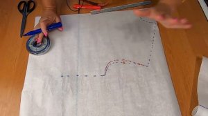 Платье без выкройки со спущенным рукавом отрезное по талии. Построение основы простым способом.mp4