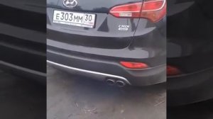 Santa Fe 2.2 2014 года выпуска. Тюнинг выхлопной системы!