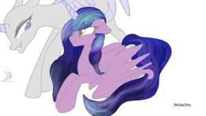 MLP speedpaint Luna & Nightmaremoon | Procreate Art ( base edit) | my little pony | my art journey