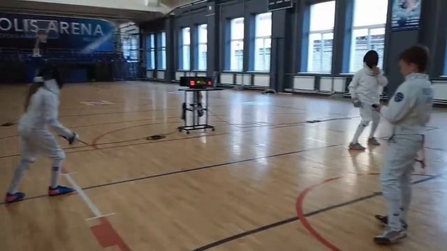 Фехтование. Шпага. Тренировка в Фехтовальном клубе Метрополис.