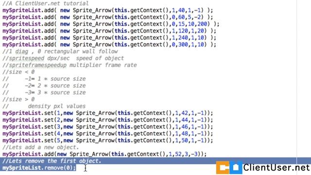 Android Tutorial #78 Store your sprite java objects in a list