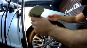 как убрать вмятину на camry 70