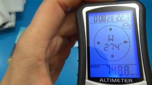 Альтиметр (МИНИ МЕТЕОСТАНЦИЯ) с Aliexpress / ALTIMETER 8 in 1