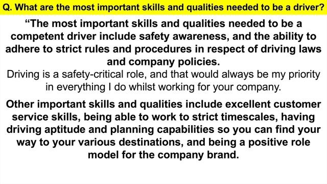 DRIVER Interview Questions & Answers! (How to PASS a Driving Job Interview!) смотреть онлайн