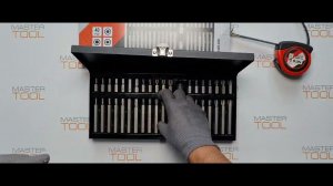 Набор бит в мет. кейсе 40 шт, HEX, SPLINE, TORX, AISI S2, HRC 58-62, YT-0400-1