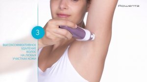 Идеальное удаление волос с бритвой и насадкой-триммером для эпилятора Rowenta Spa Sensation EP9470