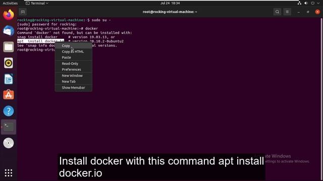Install Docker on Ubuntu 21.04 | How to install docker on ubuntu 21.04 @RockingSupport смотреть онлайн