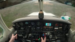 Piper Arrow Landing at KRDU Raleigh-Durham International