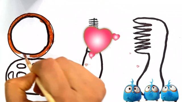 Glitter Rainbow Makeup Tool Drawing And Coloring Инструмент для рисования макияжа с блестками и рад смотреть онлайн