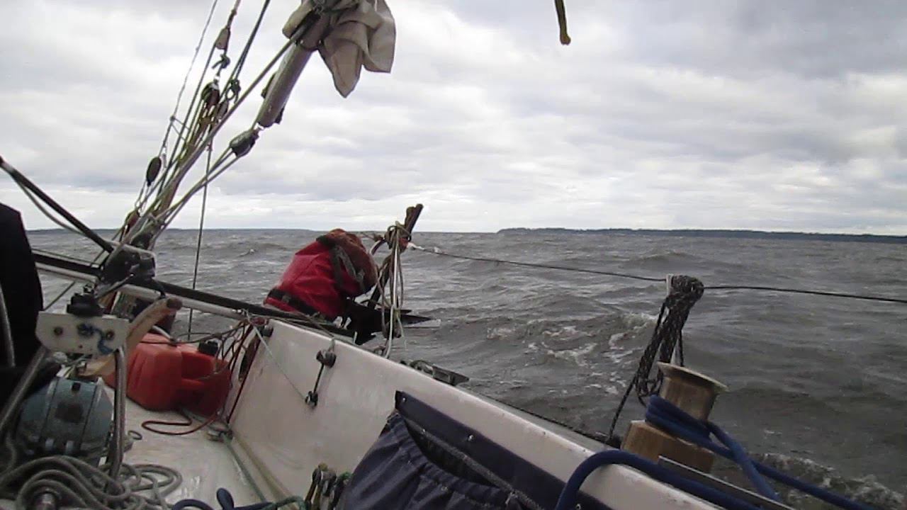 Лавировка на Горьковском водохранилище (видео Сергея Шмелёва)) смотреть онлайн