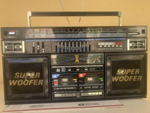 Radiorecorder Lanico 999 Boombox Gettho Blaster ---- Lasonic--ТАЙВАНЬ