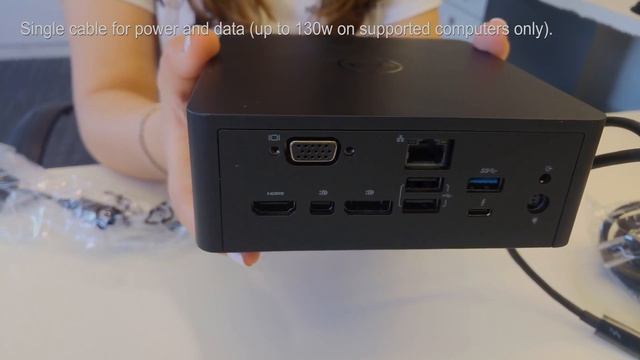 Dell Thunderbolt Dock TB16 (4K) - Unboxing and Features Overview смотреть онлайн