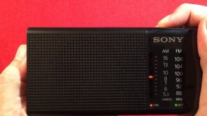 Game Time! Sony ICF-P36 AM FM Portable Radio Review