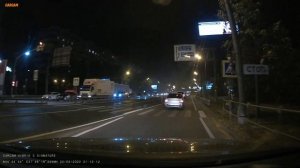 carcam hybrid 3 signature. Пример видео, ночь. Установлен CPL фильтр.