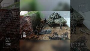 Диорама "Опорник" в масштабе 1/35.