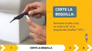 Sella las uniones de tu sanitario ?con Sikaflex® 11FC+