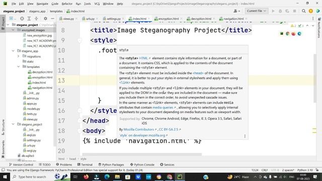Image Steganography Project using Python Django | Free Source Code | Part 3 | In Hindi