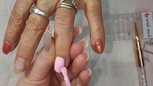 коррекция ногтей. Стемпинг/ втирка ?