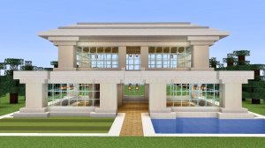 Майнкрафт - Как построить современный храм. Minecraft