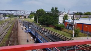 ЭР9Т-705 МАРШРУТ МИНСК (ИНСТИТУТ КУЛЬТУРЫ)-КРУПКИ НА СТАНЦИИ "МИНСК-ВОСТОЧНЫЙ"