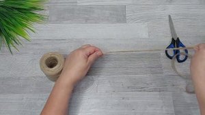 ?Потрясающая идея из картона и джута. Корзина своими руками. Поделки из картона.DIY. Easy Crafts.