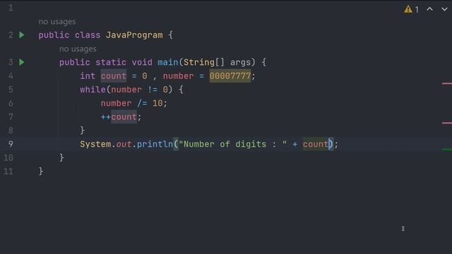 Java Program to Count Number of Digits in an Integer | Java Examples смотреть онлайн