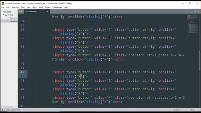 How to make Calculator using HTML, Bootstrap and JavaScript | How do you code a calculator?