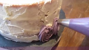 как украсить торт с розами