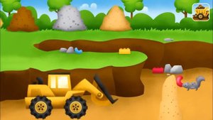 Рабочие машины на стройке -Детское приложение Trucks - Грузовики