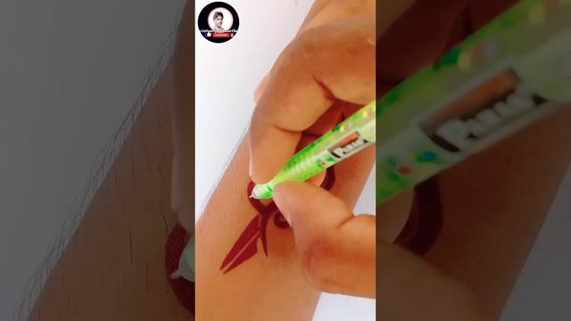 how to make tattoo on hand || tattoo short video❤️