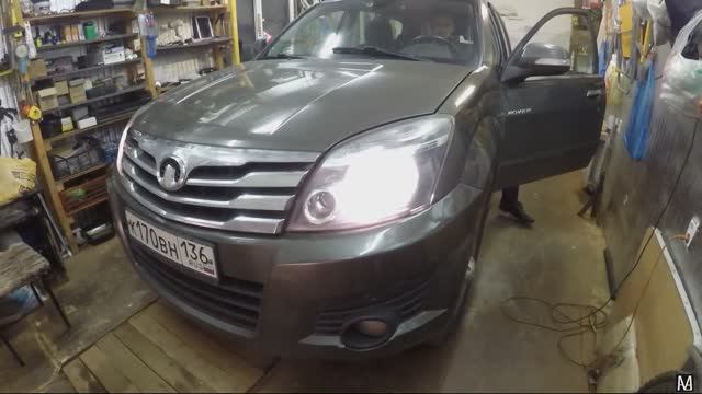 DRL-30 автоматический свет в автомобиле, пример работы.