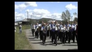 Марш-парад в Имисе. Фестиваль духовых оркестров в Курагинском районе - 2008