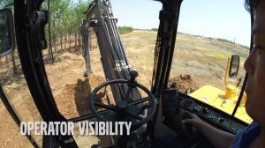Volvo EW60E Compact excavator - Operator comfort