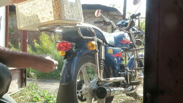 Китайский мопед Альфа Бюджетная модернизация багажника смотреть онлайн