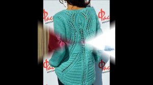 Пуловер с Удлиненной Спинкой Спицами - 2019 / Pullover with Long Back Spitz