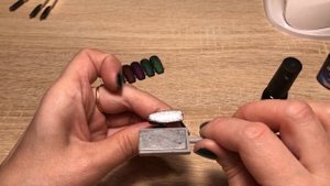 Дизайн ногтей мастер класс | Кошачий глаз и фольга