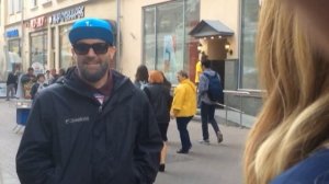 Fred Durst (Limp Bizkit) - Фред Дёрст в Москве, на Арбате. 01.09.2015. Интервью. Художники.