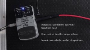 Behringer VD400 Vintage Delay Demo