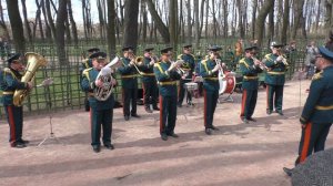 "Военный" оркестр в Летнем саду