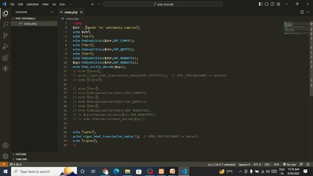 Safeguarding Your PHP Output: htmlentities() vs htmlspecialchars() | Complete PHP Course