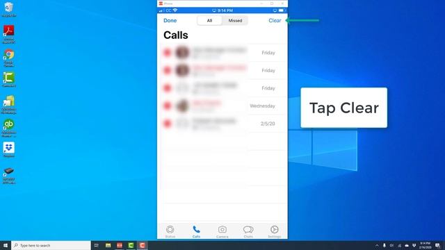 Clear WhatsApp Call History on your iPhone смотреть онлайн
