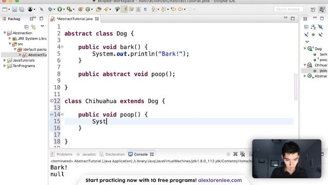 Abstract Classes and Methods - Learn Abstraction in Java