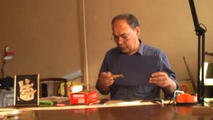 Мастер-класс по созданию аппликации из соломки
