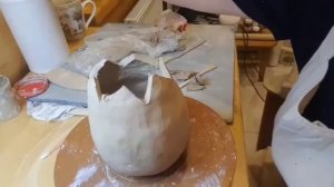 Как сделать вазу из глины