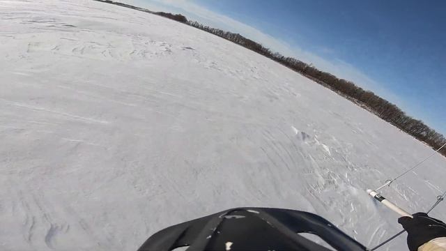 KiteSnowboard  - hard crust and soft crust смотреть онлайн