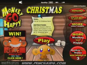 Monkey GO Happy Christmas